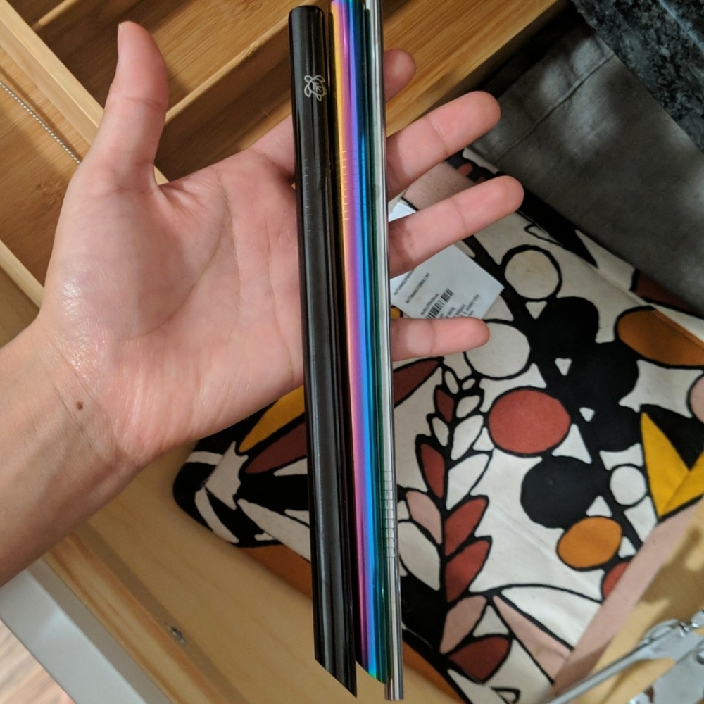 Boba stainless steel straws